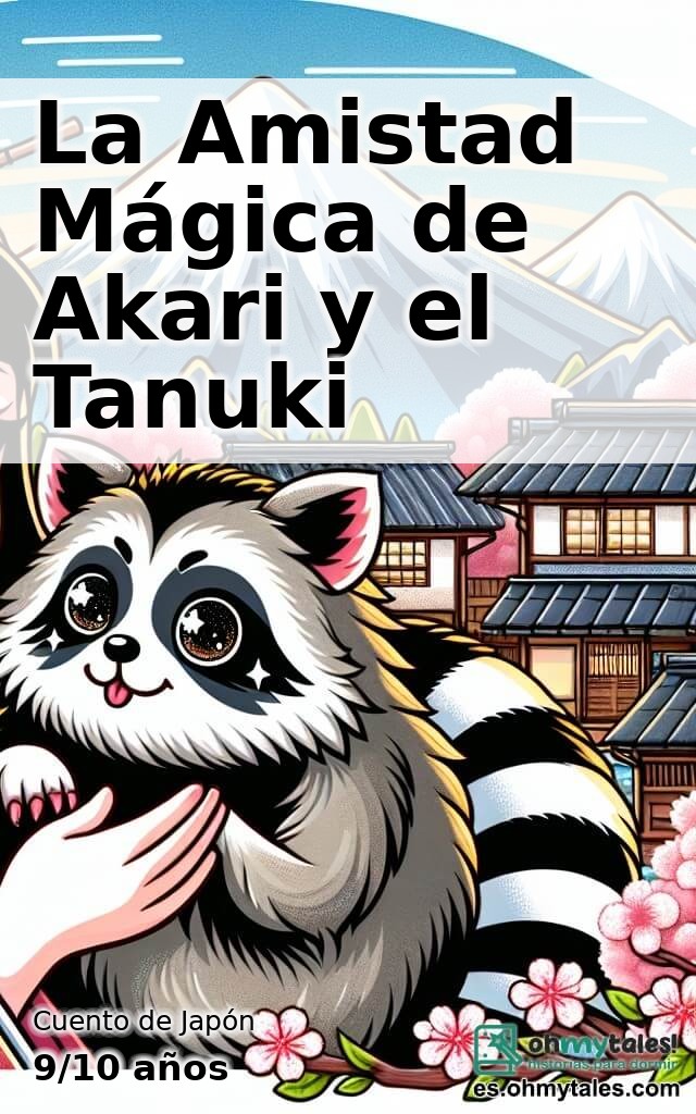 La Amistad Mágica de Akari y el Tanuki